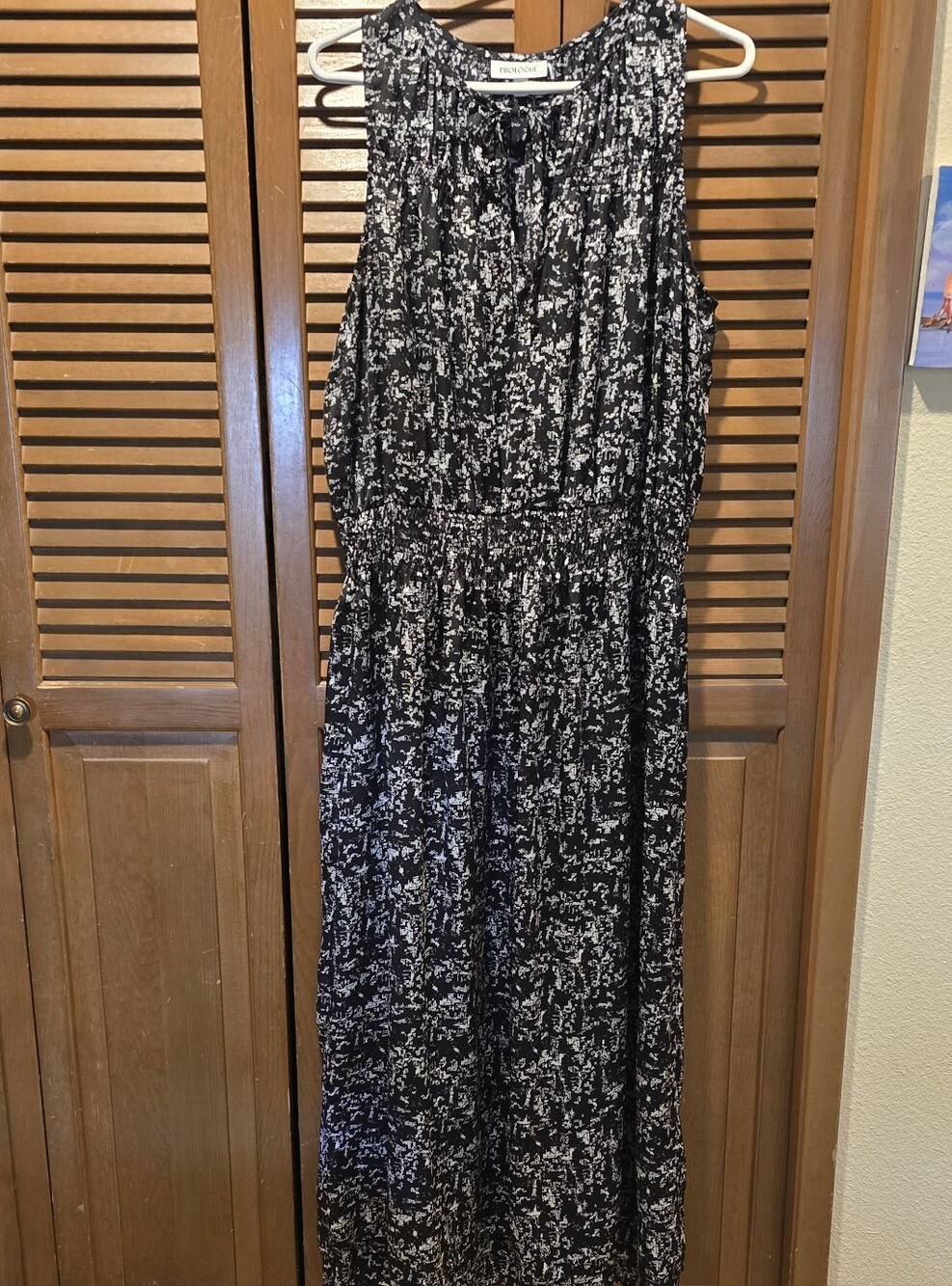 Prologue Abstract Print Sleeveless Maxi/Sundress - Size XL